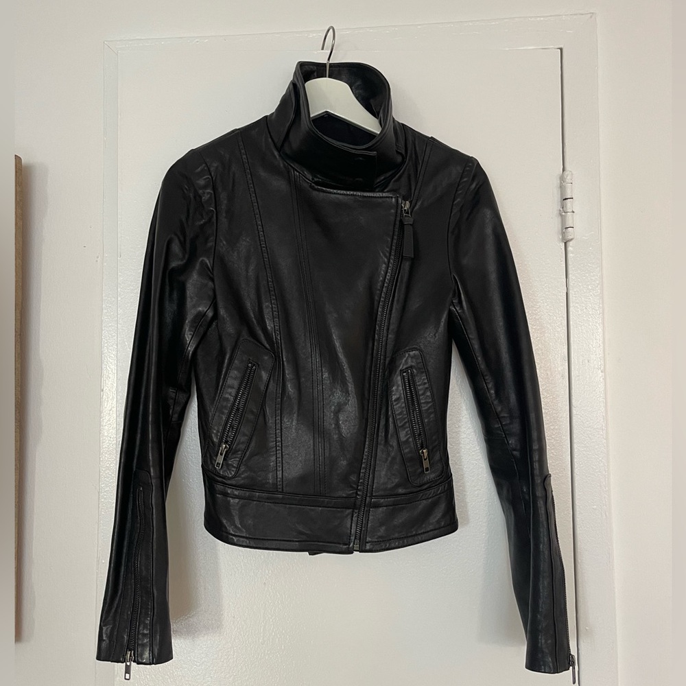 Mackage leather jacket for Aritzia
